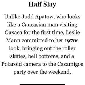 Leslie Mann Instagram - Rollergirl and Jack Horner Half slay!