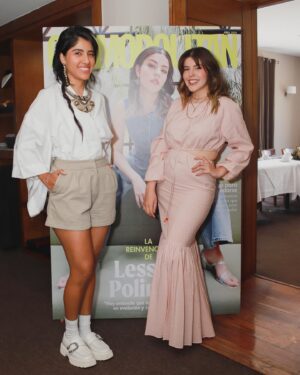 Lesslie Polinesia Instagram - Aún no puedo creerlo 🤍 somos portada de abril  de @cosmopolitanmx no es nada fácil soñar y lograrlo tienes que trabajar mucho para ello. Sanar el alma y abrazar con amor cada proceso, siendo fiel a ti misma es parte de la evolución 🤍🌸