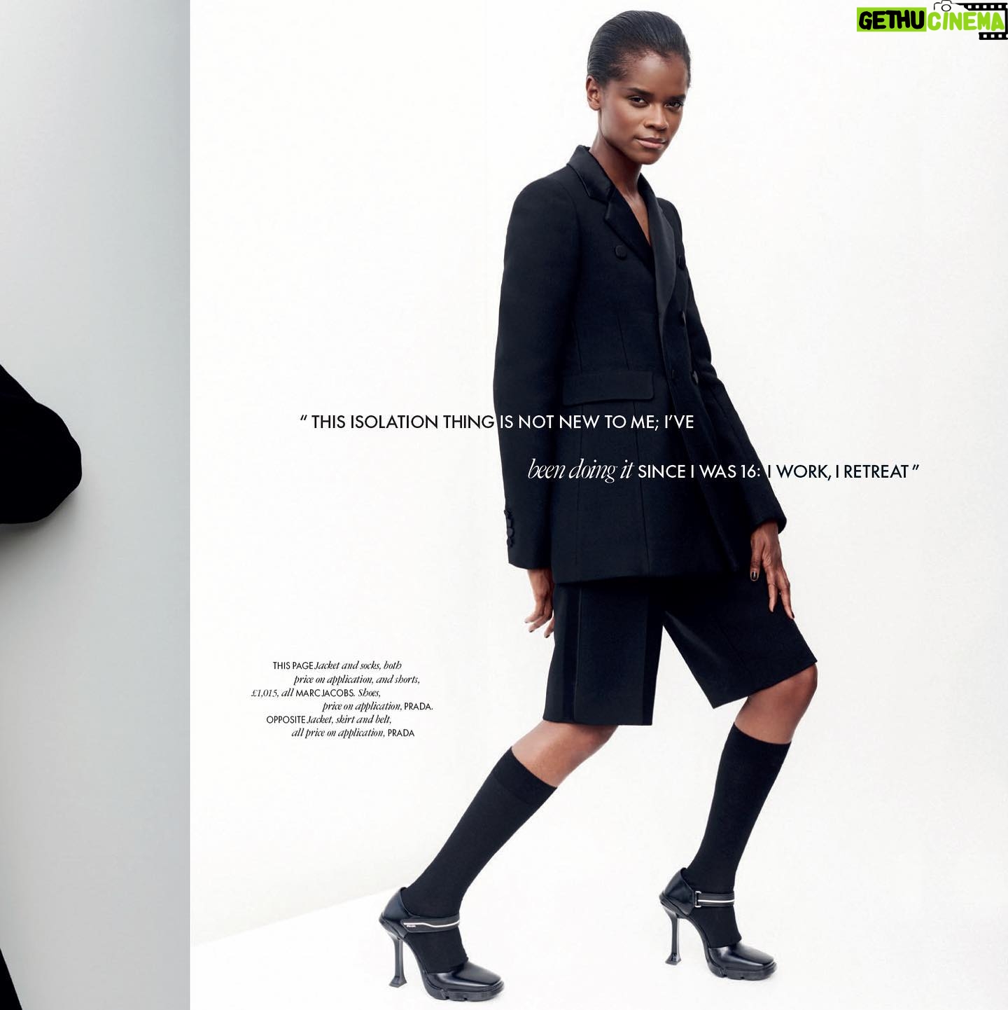 Letitia Wright - 39.7K Likes - work. retreat. repeat 🖤