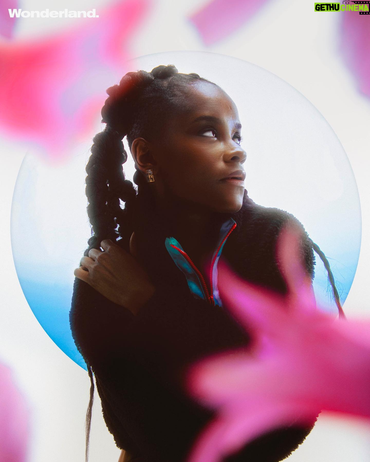 Letitia Wright Instagram - The wonderful mind of @by_nwaka for @wonderland “I look for characters that not only feel relatable but can also teach you something, but also for characters to be a vessel for me to learn something.”