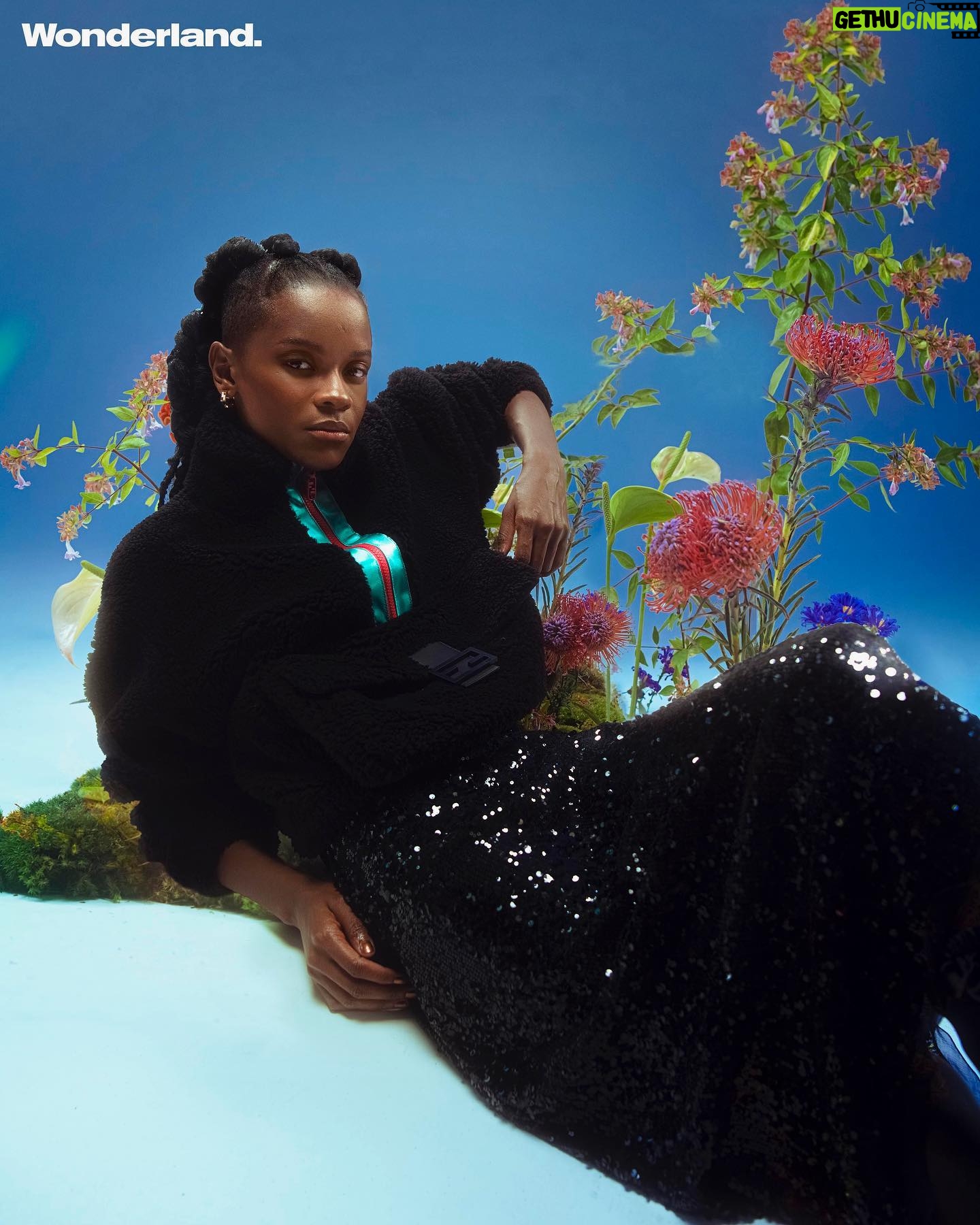 Letitia Wright Instagram - The wonderful mind of @by_nwaka for @wonderland “I look for characters that not only feel relatable but can also teach you something, but also for characters to be a vessel for me to learn something.”