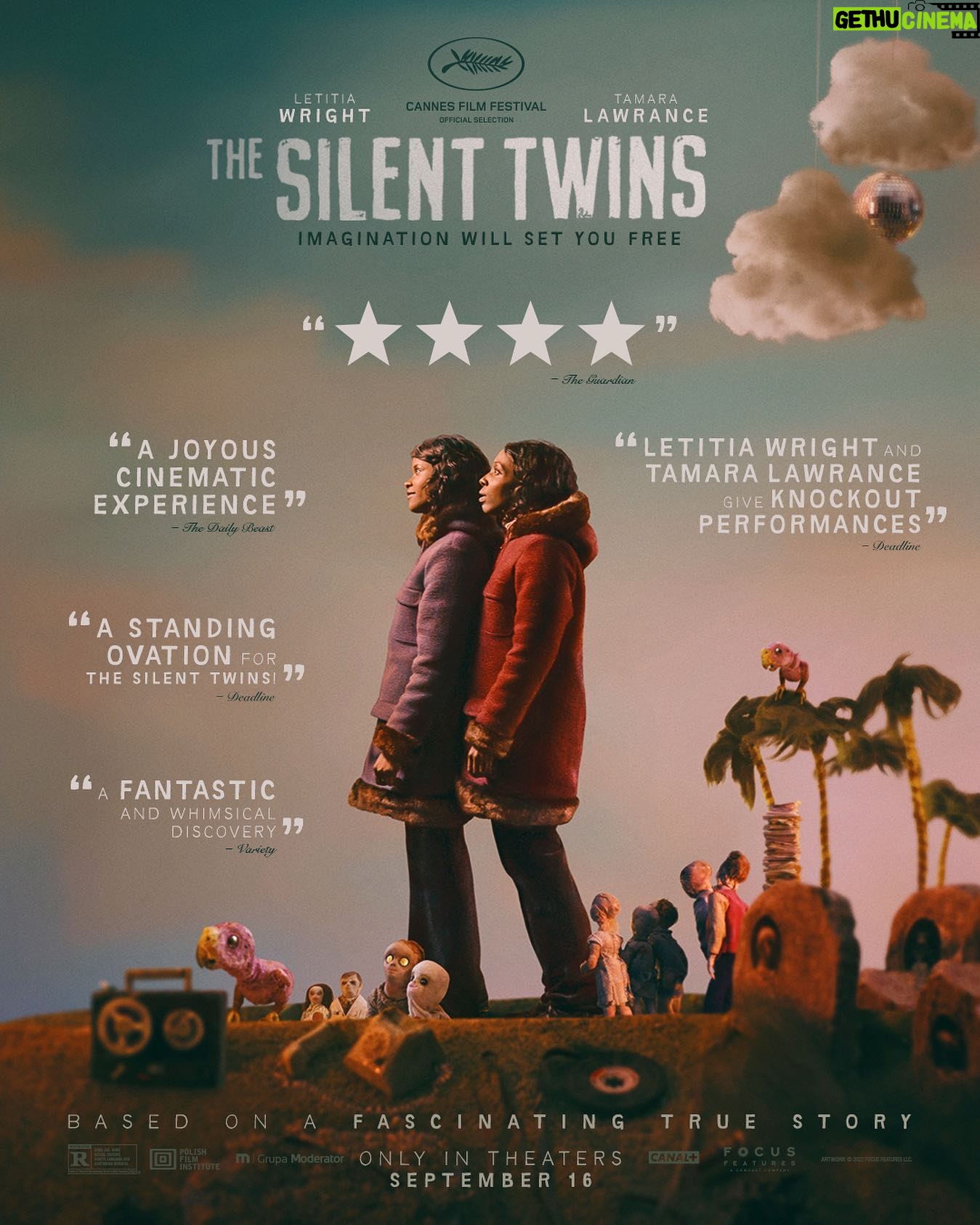 Letitia Wright - 3 Likes - #TheSilentTwins in Cinemas September 16th. 🇺🇸
3 More Weeks!