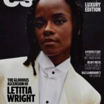 Letitia Wright Instagram - The Glorious Ascension. Only By Gods Grace 🤍 Thank you @esmagazine Photographer: @ekuaking Stylist: @jessicaskeetecross Hair: @stefanbertin Make up: @kennethsohmakeup Nails: @robbietomkins Production: @juliette_clarke_ Casting/Talent Director: @tommacklinstudio Editor: @bengcobb