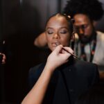 Letitia Wright Instagram – Day 3. @festivaldecannes Premiere of @thesilenttwins a beautiful moment surrounded by love and joy 🖤🖤🖤

Thank you @fendi   @mrkimjones for making this Cannes debut & night so special. 

Styling & Glam team you lot held it DOWN!!! 
@adesamuel
@kennethsohmakeup 
@mitchellcantrellbeauty 

🖤🖤🖤