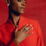 Letitia Wright Instagram - She is clothed with strength & dignity, & she laughs without fear of the future. Proverbs 31:25 ♥️♥️♥️