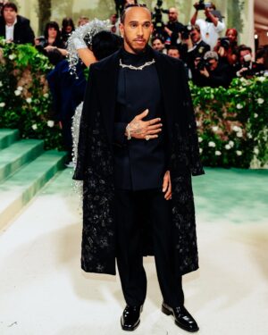 Lewis Hamilton Instagram - Inspired by the legacy of John Ystumllym and the beauty of his work. Thank you Daniel Lee and the @burberry team.