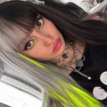 Lexi Brumback Instagram - Neon yellow will forever be my color 🎾 :) hair by: @shmeggsandbaconn . . . #hairtransformation #haircolor #neonhair #hairinspo #splitdyedhair #haircut