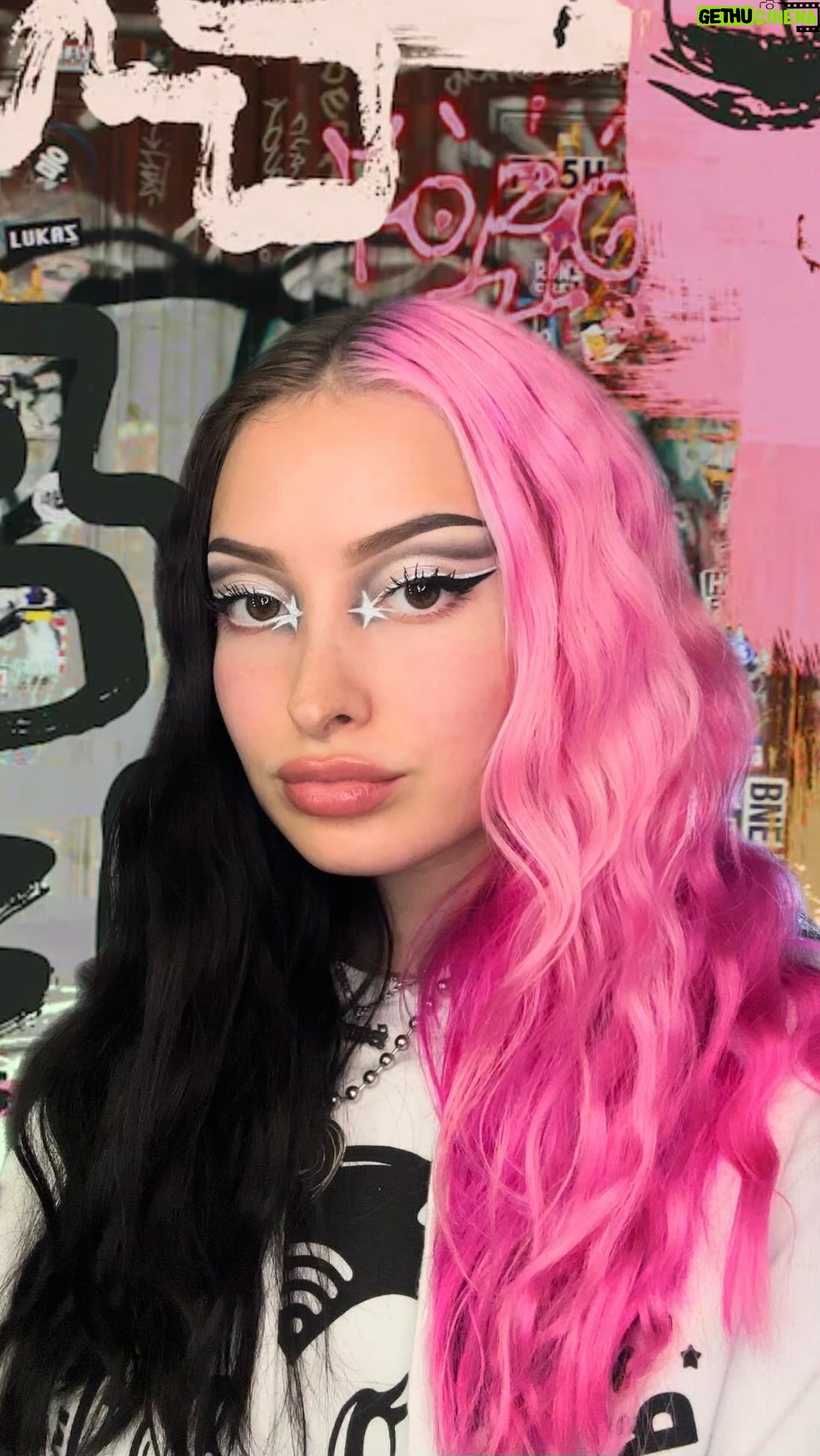 Lexi Brumback Instagram - I’ve been seeing a lot of makeup looks involving stars, so I thought I would give it a try🌟 Do y’all like the star trend? . . . . . #makeupartist #lgbtartist #makeupinspo #starchild #starseed #creative #makeuptutorial #makeuplook #lgbtqia