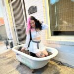 Lexi Brumback Instagram - Nothin’ like a good ol fashioned public dirt bath to restore & recharge after a long day😌🧘‍♀️ ~I know I havent posted in a while, so here’s a little photo dump:) I haven’t had time to make any new content the past couple of weeks since I’ve been dealing with a lot…but this past weekend, I got the wonderful opportunity to get a first look into the new @meow__wolf location in Grapevine! I’ll be posting the content I put together from the trip tomorrow! It’s out of this world, and I’m excited to share it with y’all, so keep an eye out for it 😻 . . . . . #recharge #selfcare #lgbtcontentcreator #travel #lgbtq #prideforever #bath #photodump #lgbtfashion