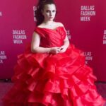 Lexi Rabe Instagram - Had an amazing Dallas fashion week!! Ty @milahoffmancouture !! Felt royal and beautiful! ❤️ #dfw official photos coming soon! P.S. Mila Hoffman is casting for September NYFW DM to see if she has any more spots! 😘
