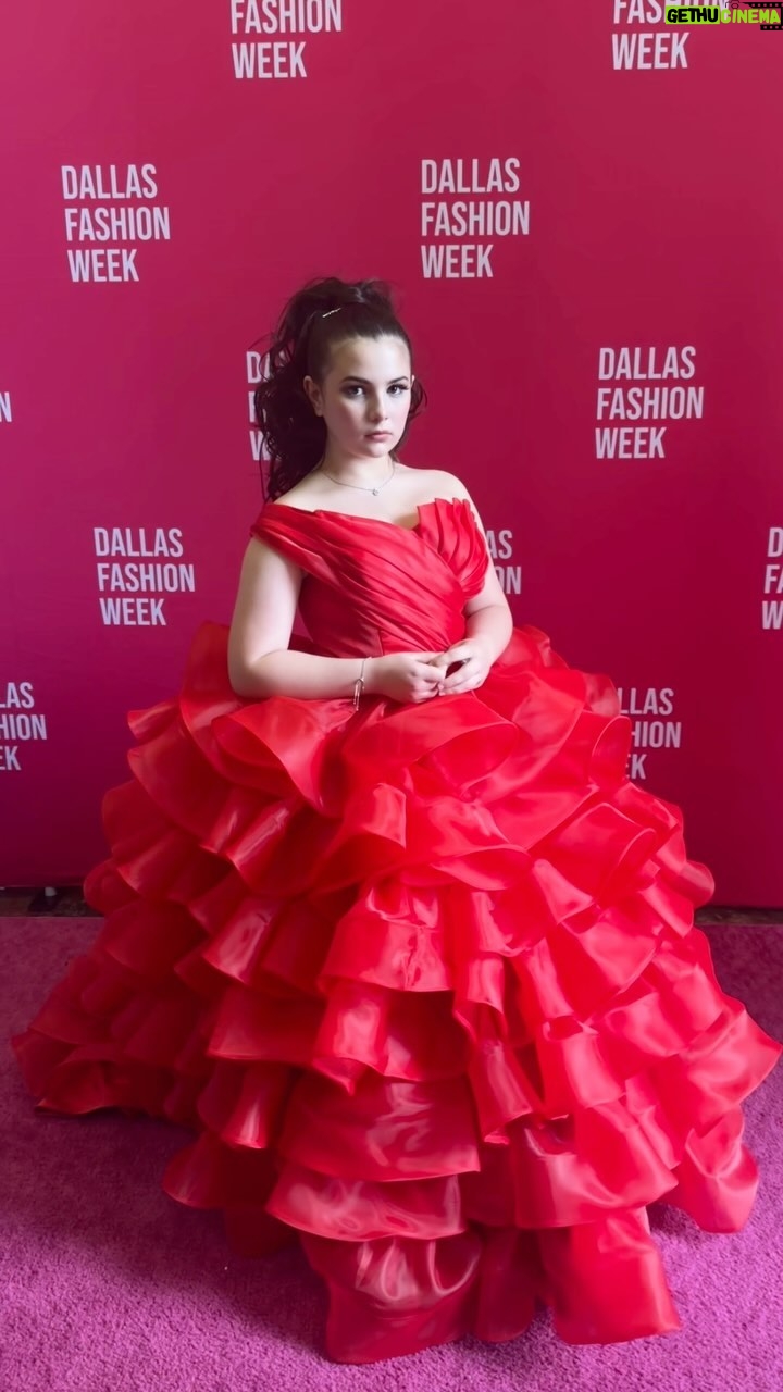 Lexi Rabe Instagram - Had an amazing Dallas fashion week!! Ty @milahoffmancouture !! Felt royal and beautiful! β€οΈ #dfw official photos coming soon! P.S. Mila Hoffman is casting for September NYFW DM to see if she has any more spots! π