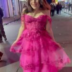 Lexi Rabe Instagram - Not even the palm reader knows… Dress @staceesofficial #lipsync #swifty #nola Feel like a whole princess in this dress 💕 it was absolutely perfect for one of the first parades of Mardi Gras!!