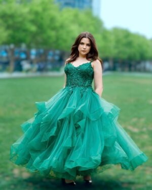 Lexi Rabe Instagram - Chasing rainbows happy #stpatricksday dress by @staceesofficial so pretty! #tweenmodel #model photos by @katrina.studiophoto