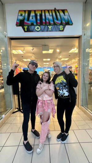 Lexi Rabe Instagram - Hanging with my friends at the @platinum_toys_utah @marvel #marvefans #morganstark #toys #nostalgia, #Vintage #Collector 
Why do I love all the rad things from the 80s ??