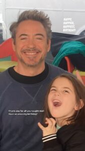 Lexi Rabe Instagram - Happy Birthday Irondad ❤️!! So thankful for your presence in my life!! Without you I don’t know that set would ever be as enjoyable. Thank you for teaching how to have fun on set and have fun with my characters. Making me forget any nerves I had in front of the camera and just play!! Sure acting is hard work but it can be so much fun too!! I will always be thankful!! @robertdowneyjr #actor #set #marvel #ironman #rdj #birthday @marvelstudios @avengers