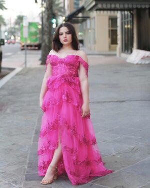 Lexi Rabe Instagram - Love this fairytale dress from @staceesofficial can’t wait for them to send me more!! #dresses #photoshoot #princess