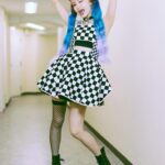 LiSA Instagram - #LiSAアイスクリーム 👘⑥ ダイナー女🛼🛼🍔🥤🍽️🏁 #わたしの腕むきむき💪 #りさふく　 📸　@vizkage 👘　@mikitiaizawa 💄　@keiko__ujiie