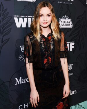 Liana Liberato Instagram - women in film last night with my date @coach 🥀