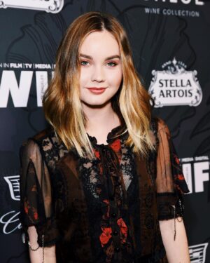 Liana Liberato Instagram - women in film last night with my date @coach 🥀