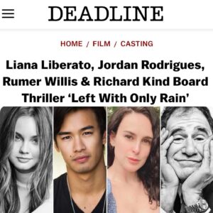 Liana Liberato Instagram - feeling very grateful for work, friendship, lessons, and memories! working in new york was an absolute dream (I’ll be back!!) also working alongside some old and new friends just makes for the best of times (hiii @itsjordanjr & @rumerwillis) 🌧🩰✨
