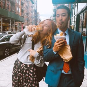 Liana Liberato Instagram - feeling very grateful for work, friendship, lessons, and memories! working in new york was an absolute dream (I’ll be back!!) also working alongside some old and new friends just makes for the best of times (hiii @itsjordanjr & @rumerwillis) 🌧🩰✨