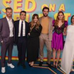 Liana Liberato Instagram - such a fun night celebrating our showww! #basedonatruestory will be on @peacock june 8th and I know you all will have a blast watching it! 🔪🔪