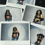 LightSkinKeisha Instagram - Thank you God for another year of life, and to the new life growing within me! Happy Birthday to me ☺️🖤🎉🤰🏽 S/O to the team for making this happen 🙌🏽 📸: @royaleyez MUA: @cheriebeauty_ Hair: @marshalasemonehair Styling: @brandonnst.regis