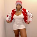 LightSkinKeisha Instagram - juh vibe twin ❤️ Jacket: @originalbaddieclub