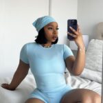 LightSkinKeisha Instagram - lets go get some money and get fine on dese 🥷 🩵 Set by: @originalbaddieclub , AVAILABLE NOW 💋