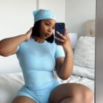 LightSkinKeisha Instagram - lets go get some money and get fine on dese 🥷 🩵 Set by: @originalbaddieclub , AVAILABLE NOW 💋