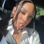 Lil Mama Instagram - “Spit ItOut” 😂💛💜