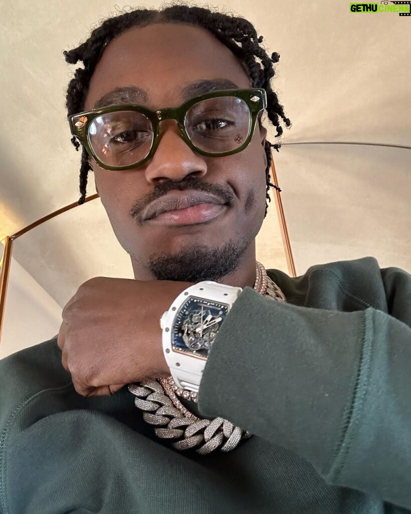Lil Tjay Instagram - Chrome Glasses Bubba On My Wrist 💎😃
