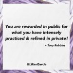 Lilián García Instagram - Learning a skill isn’t easy and takes hours of practice without any praise or applause. But when you push through and discipline yourself to show up daily and put in the work, the reward will taste oh so sweet! 💫 #gogetit #youreworthit . . #inspirationalquotes