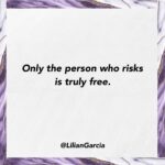 Lilián García Instagram - Have you ever NOT seized an opportunity because you were scared of the outcome, but then you wondered what would have happened IF you would have taken the leap of faith? THAT can be agonizing. Staying “safe” is not the answer. Only when you risk can you truly be free to grow. 🙌 #gogetiti #youreworthit . . #inspirationalquotes