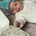 Liliia Rebryk Instagram - Два місяця 🩷🎀 #2months
