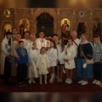 Liliia Rebryk Instagram - Такі дні, як цей, я забираю у скарбничку своїх щасливих спогадів. Бо щастя — це миті, коли відчував повну гармонію і спокій. Це — люди, які були поруч. Це — весна, сонце і зелень навколо. І відчувати у темні часи таке світло всередині — надзвичайно цінно. Це був дуже теплий в усіх сенсах день. Дуже затишний. Дуже сімейний. Дуже НАШ день. Хай янгол завжди оберігає нашу Аделіну🙏🏻. А хрещені @anatoliyanatolich та @irina_khomenko не дають йому відволіктися ні на мить 😉 Дякую за неймовірні вишиванки для нашої родини @vyshyvanka_by_vera Фото by @tsaruk.photo