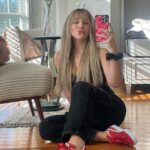 Lilliana Ketchman Instagram - I see reddd 🎶 @pumasportstyle . . . Comment RED one letter at a time! ❤️ . #lillyk #foralltime #puma #pumapartner #sociallyloud
