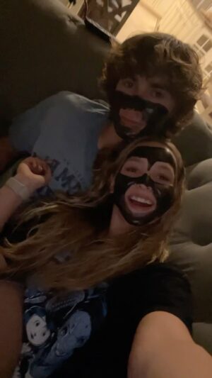 Lilliana Ketchman Instagram - face maskss 
.
.
#lillyk #facemask