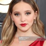 Lilliana Ketchman Instagram - guys I went to the GRAMMYS! WHAT?? such a surreal moment. swipe to see my full dress 🤭 . . . thanks so much @modaglamboutique for the dress, @saxon for the jewelry, and @lashbatz for making my eyes pop all night!! 💜 . #lillyk #Grammys #gettyimages