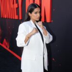 Lilly Singh Instagram - A big W for the culture. Don’t walk, RUN to the theatres tomorrow to see #MonkeyMan. Dev Patel is brilliant as an actor (we been knew…) but to think this is also his directorial debut is mind-blowing. Hands down, one of best action movies I’ve ever seen. Not only are Desis doing the thing, but we’re supporting each other doing the thing. That part 👏🏽