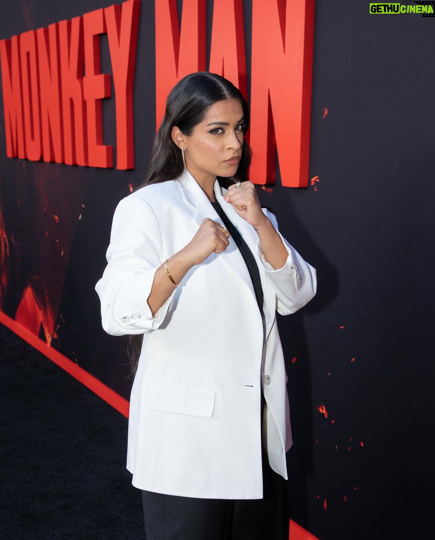 Lilly Singh Instagram - A big W for the culture. Don’t walk, RUN to the theatres tomorrow to see #MonkeyMan. Dev Patel is brilliant as an actor (we been knew…) but to think this is also his directorial debut is mind-blowing. Hands down, one of best action movies I’ve ever seen. Not only are Desis doing the thing, but we’re supporting each other doing the thing. That part 👏🏽