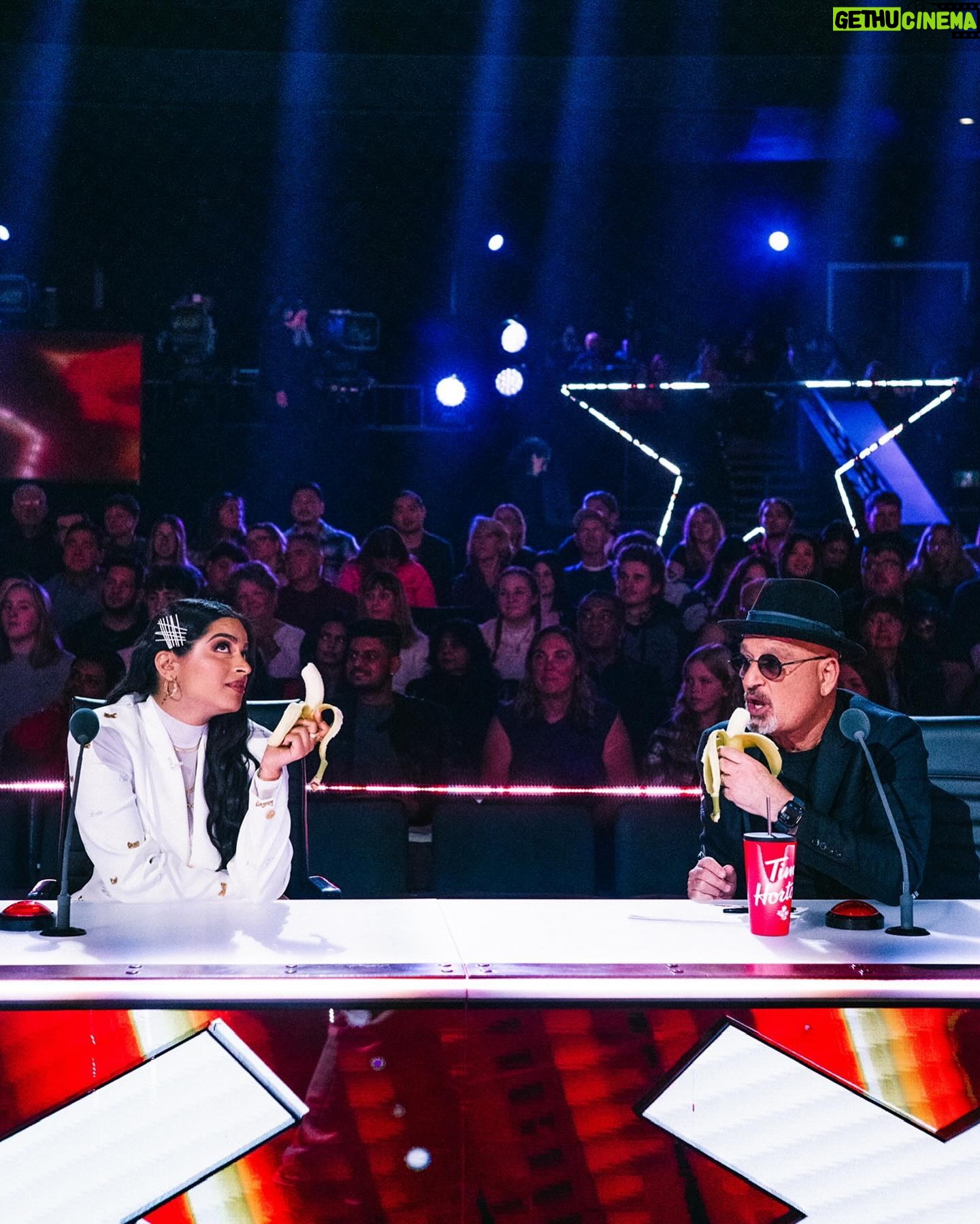 Lilly Singh Instagram - Canada’s Got Talent premieres tonight at 8/7c on @city_tv and this season, the prize is ONE MILLION DOLLARS. You read that right! The stakes are mega high! Which is why I had to come correct in this @manishmalhotraworld number… 🤌🏽 You don’t wanna miss this! Make sure you grab the entire family, so your parents can make passive aggressive comments like “see, look how talented they are…why can’t you be like that?” The prize is big. The talent is bigger! LFG! ✨ #CanadasGotTalent #CGT @cangottalent