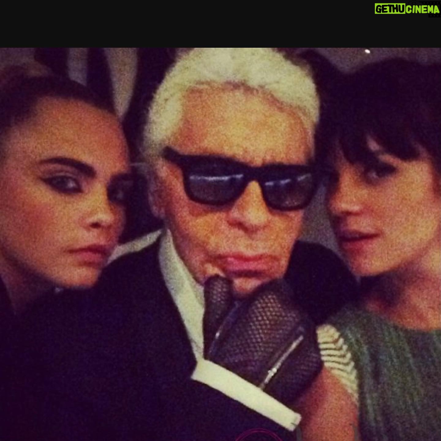 Lily Allen Instagram - Not in NY and also NFI but still feels like as good a day as any for a Karl appreciation post. Here’s to The best to ever do it. miss him so much. X