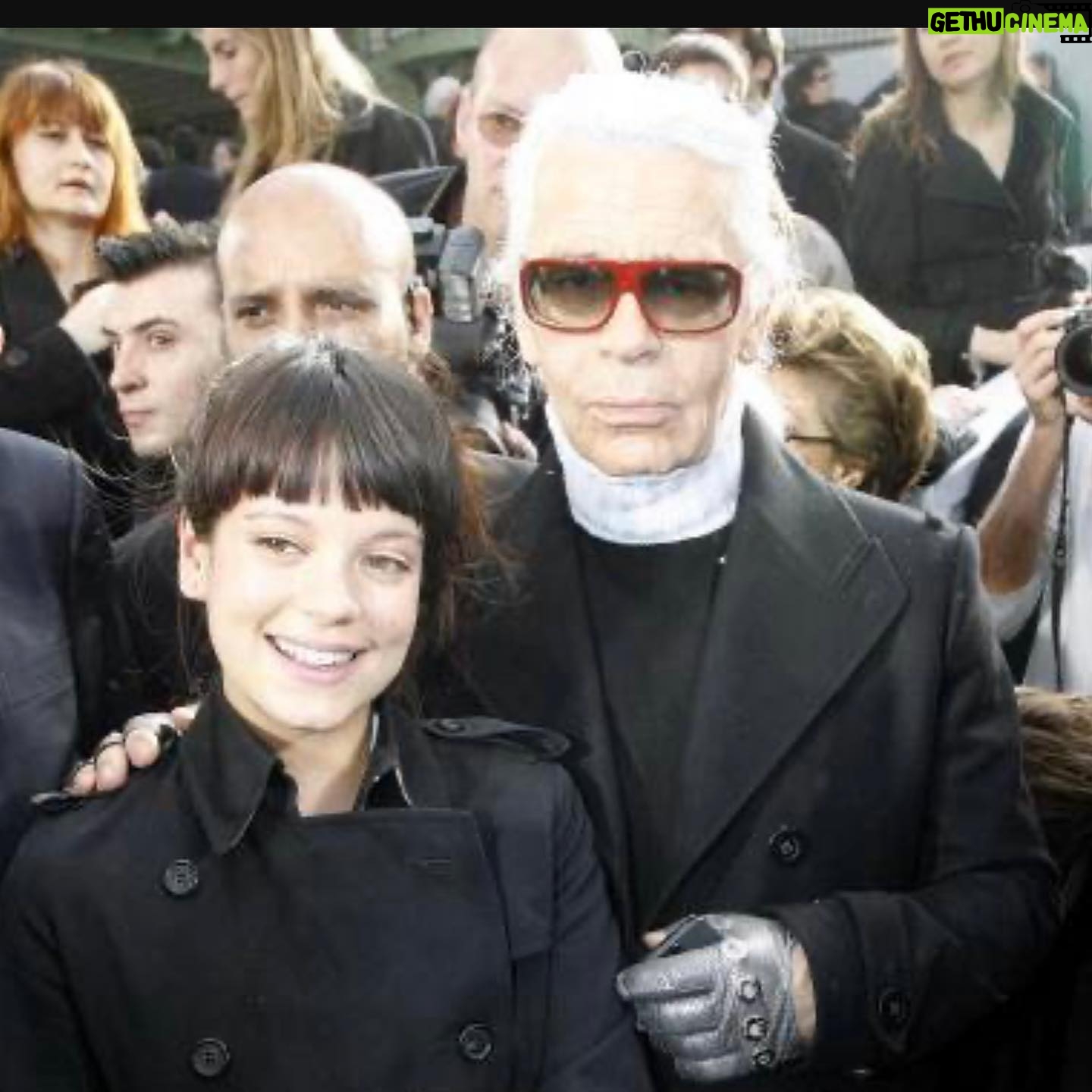 Lily Allen Instagram - Not in NY and also NFI but still feels like as good a day as any for a Karl appreciation post. Here’s to The best to ever do it. miss him so much. X