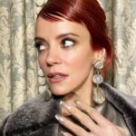Lily Allen Instagram - all dolled up for @giorgioarmani #crossroads dinner last night. Thank you to the whole team for involving me in this lovely project. and @kyledevolle for the hookup @chloenicola29 @giorgioarmani @ginakanemakeup @garethbromell @michelleclassnails @skindesignlondon