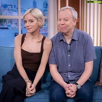Lily Allen Instagram - PillowPal Steve Pemberton and i went on This Morning this morning. watch our interview about Pillowman now, link in stories.