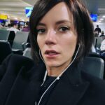 Lily Allen Instagram - Heading home for mummy’s birthday. We won’t be getting a Chinese, my sisters cooking, and we won’t be watching TV because she’ll be on Facebook.