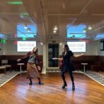 Lily Collins Instagram - When you’re the first ones on the dance floor at the Paris wrap party. Next stop: Rome!…