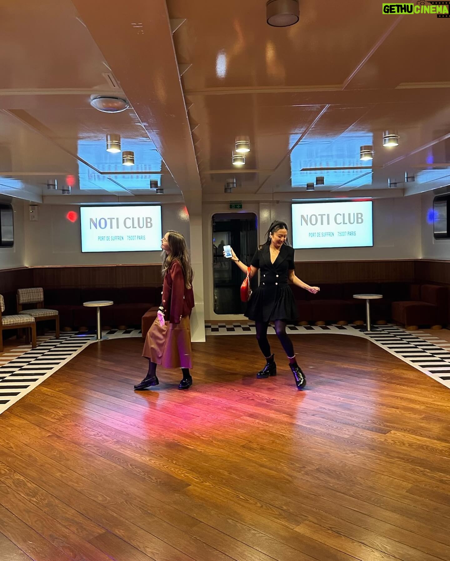 Lily Collins Instagram - When you’re the first ones on the dance floor at the Paris wrap party. Next stop: Rome!…