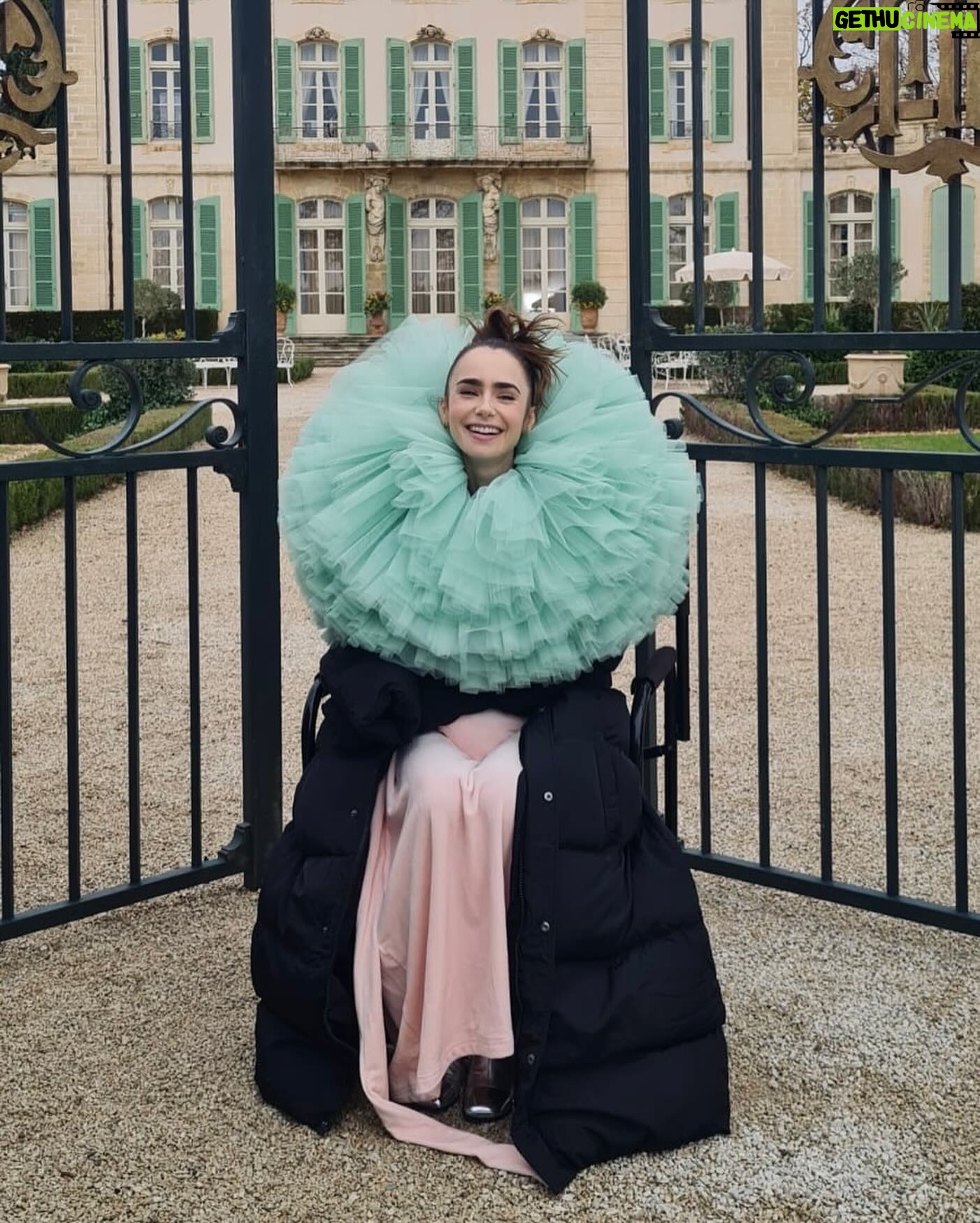 Lily Collins Instagram - Pretending it’s spring and we didn’t shoot these back in November. A little peek behind-the-scenes with @maisonperrierglobal in the South of France, shot by my dear friend, the incredible @petra_kleis…